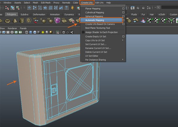 Создаем бензоколонку в Maya – часть 5 – UV развертка