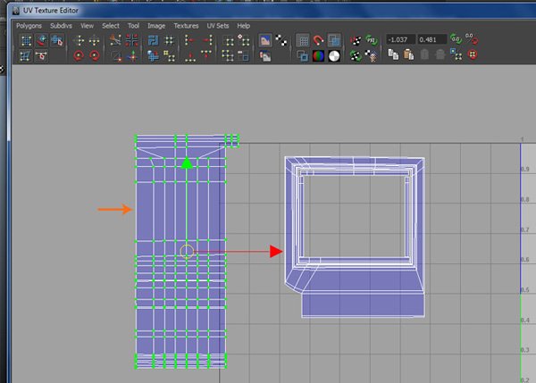 Создаем бензоколонку в Maya – часть 5 – UV развертка
