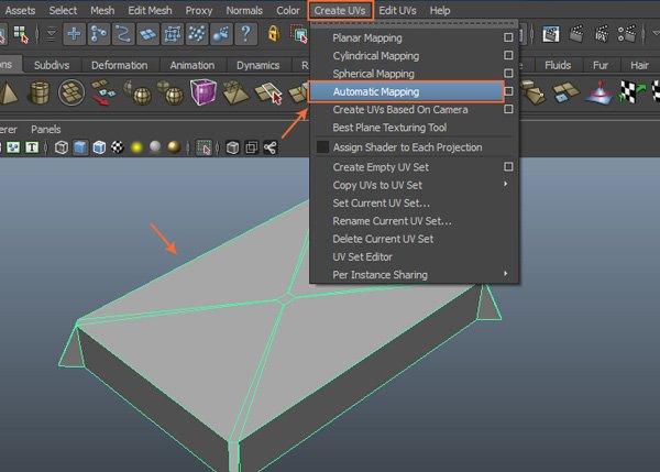 Создаем бензоколонку в Maya – часть 5 – UV развертка