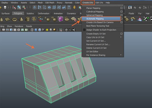 Создаем бензоколонку в Maya – часть 5 – UV развертка