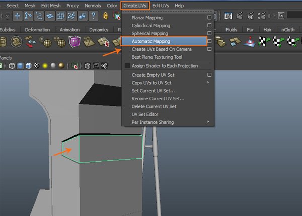 Создаем бензоколонку в Maya – часть 5 – UV развертка