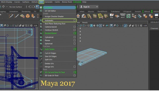 Создаем бензоколонку в Maya – часть 5 – UV развертка