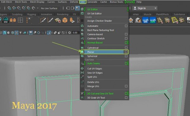 Создаем бензоколонку в Maya – часть 5 – UV развертка