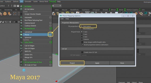 Создаем бензоколонку в Maya – часть 5 – UV развертка