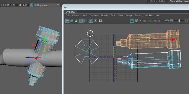 Создаем бензоколонку в Maya – часть 5 – UV развертка