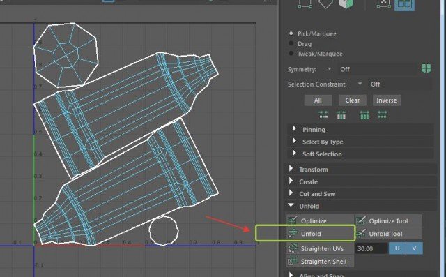 Создаем бензоколонку в Maya – часть 5 – UV развертка