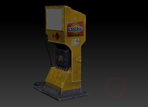 Создаем бензоколонку в Maya – Часть 7 Создаем бензоколонку в Maya – Часть 7