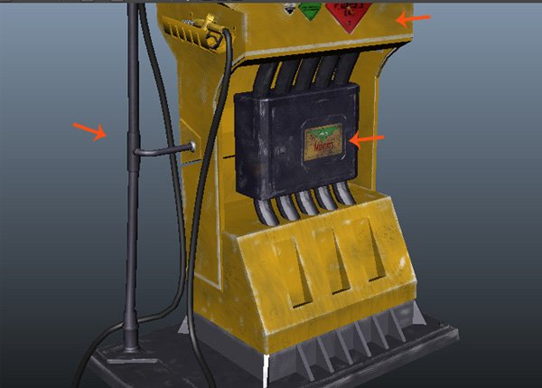 Создаем бензоколонку в Maya – Часть 7 Создаем бензоколонку в Maya – Часть 7