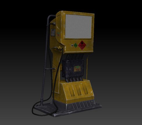 Создаем бензоколонку в Maya – Часть 7 Создаем бензоколонку в Maya – Часть 7