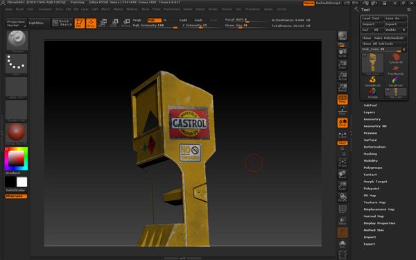 Создаем бензоколонку в Maya – Часть 7 Создаем бензоколонку в Maya – Часть 7