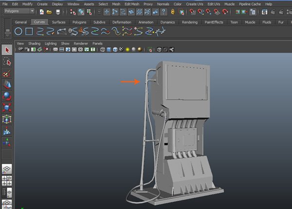 Создаем бензоколонку в Maya – Часть 7 Создаем бензоколонку в Maya – Часть 7