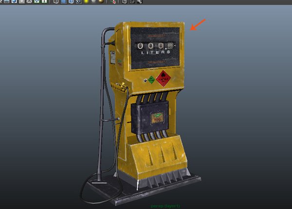 Создаем бензоколонку в Maya – Часть 7 Создаем бензоколонку в Maya – Часть 7