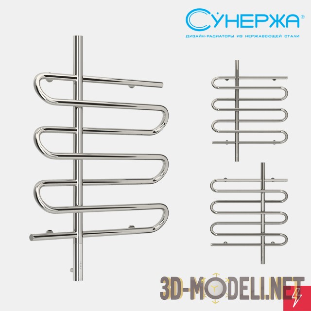 Радиатор сунержа вертикальный