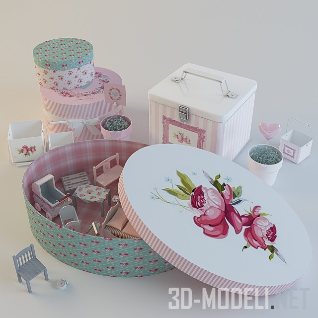 Коробки с детскими игрушками