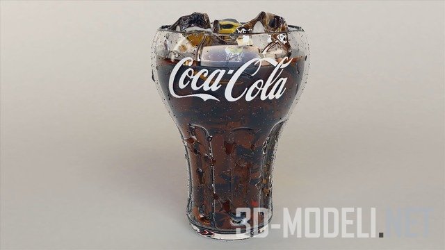 Создание бокала Coca Cola в 3ds Max. Часть-1