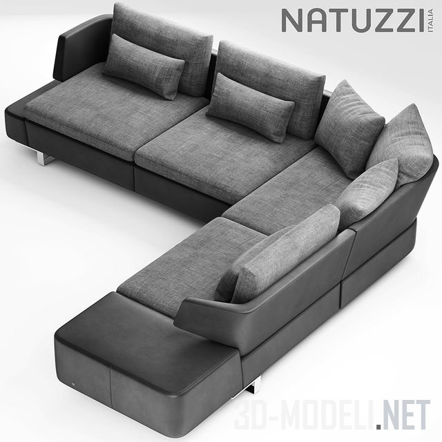 Диван natuzzi italo 2983 grey