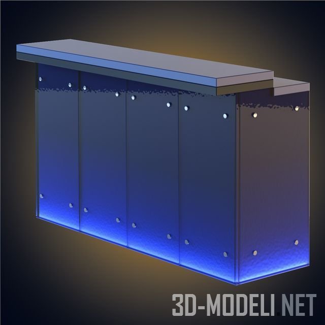 Барная стойка 3d model