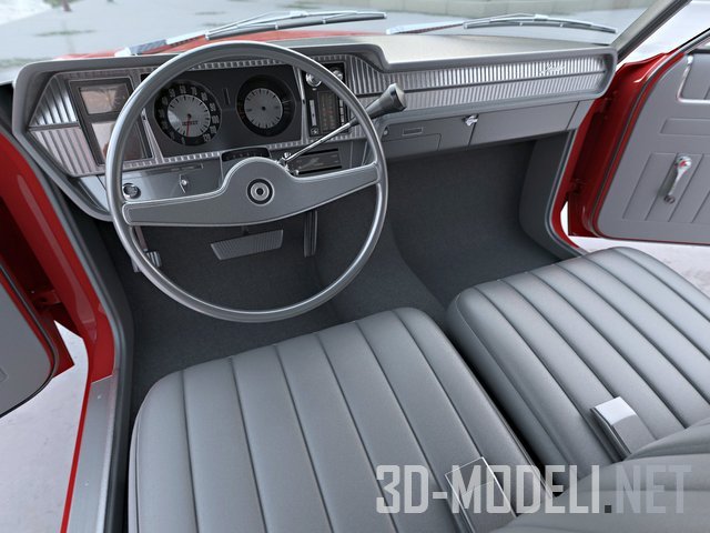 Ретро авто AMC Matador Coupe 1972 с интерьером