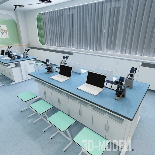 Биологическая лаборатория (интерьер)