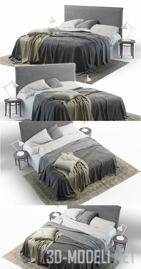 Кровать для современной спальни