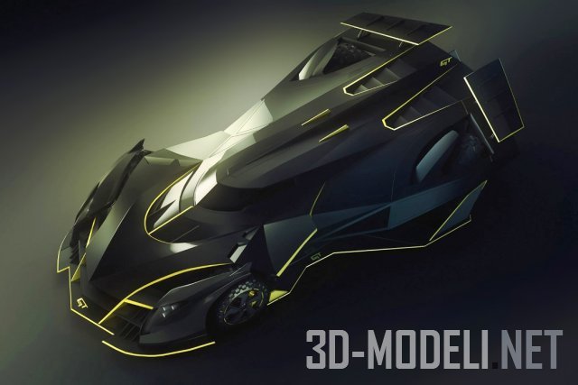 Batmobile GT 2020 – новый Бэтмобиль от Encho Enchev