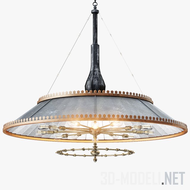 Mirrored lamp. Зеркальная лампа Grand 1800s Wheeler. Винтажные люстры 3d модель. Винтажная люстра 3d model. Модели светильников для 3d Max.