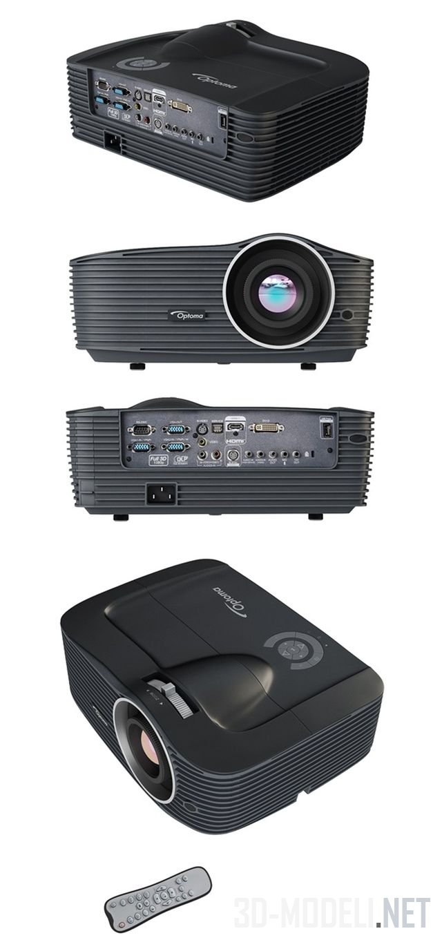 3D модель – Проектор Optoma HD151X