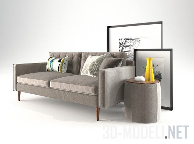 Диван West elm Loveseat Drake