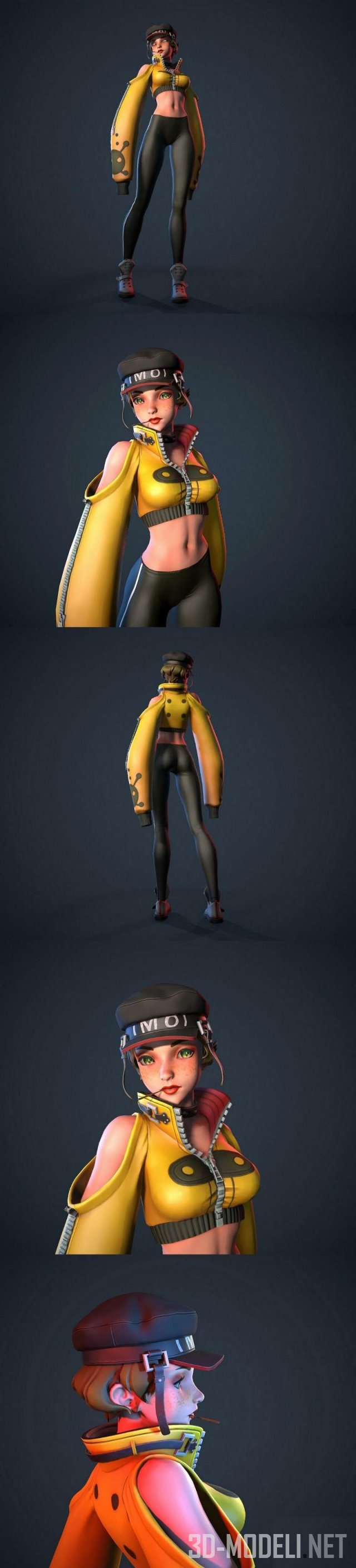 Модная девушка