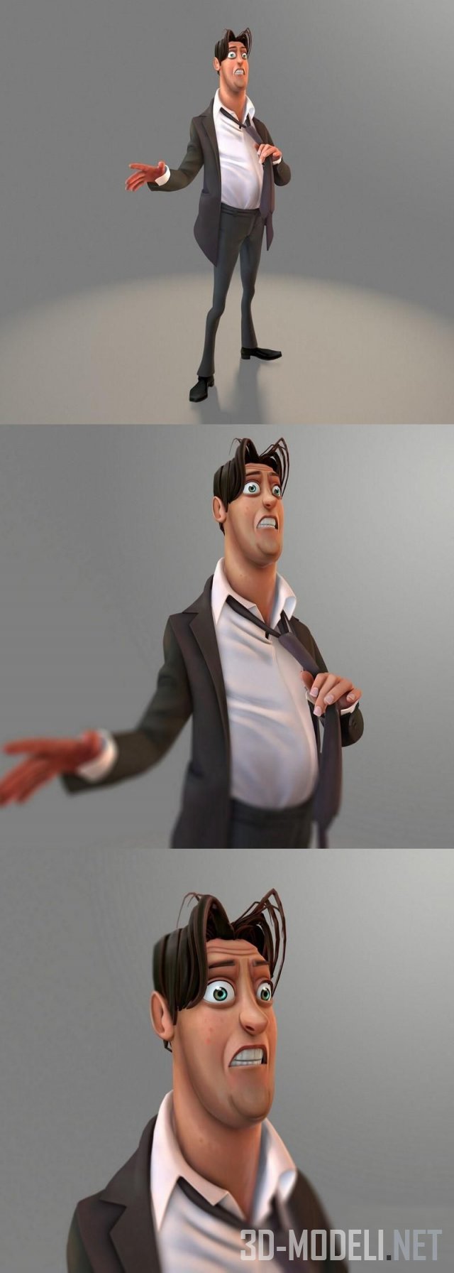 Стилизованный персонаж мультфильма