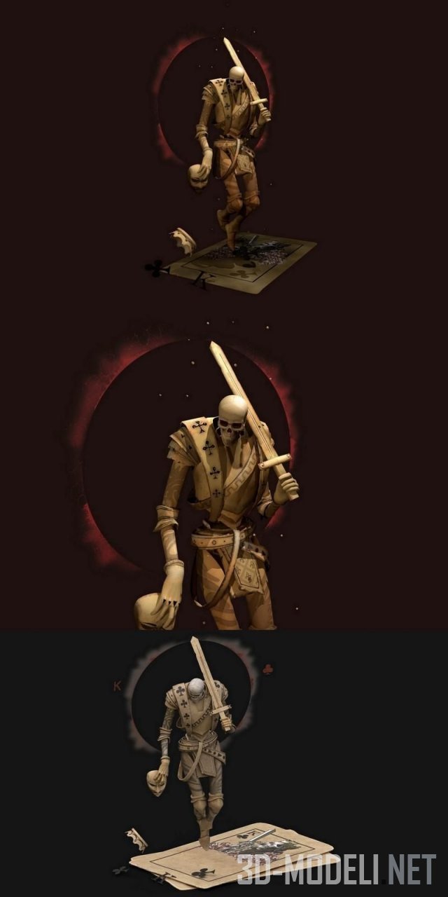 Крестовый карточный король