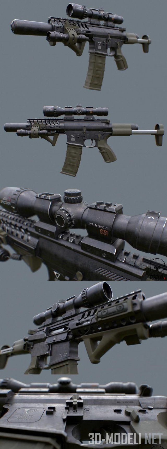 Концепт автомата M4 Rifle