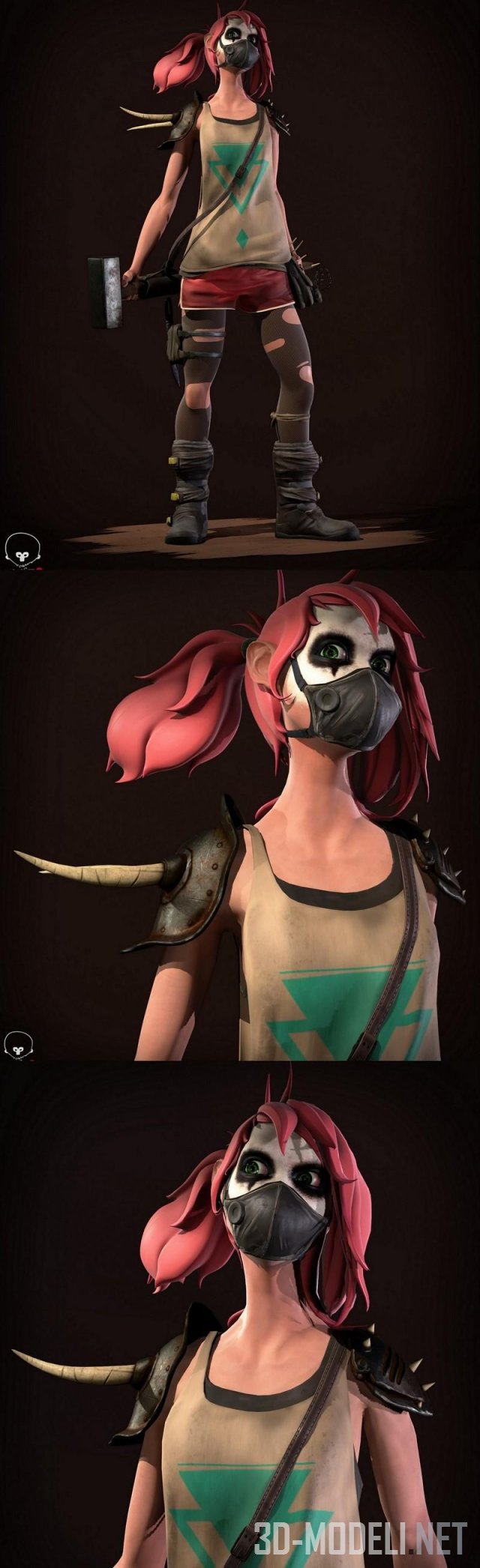 Персонаж Biker Girl