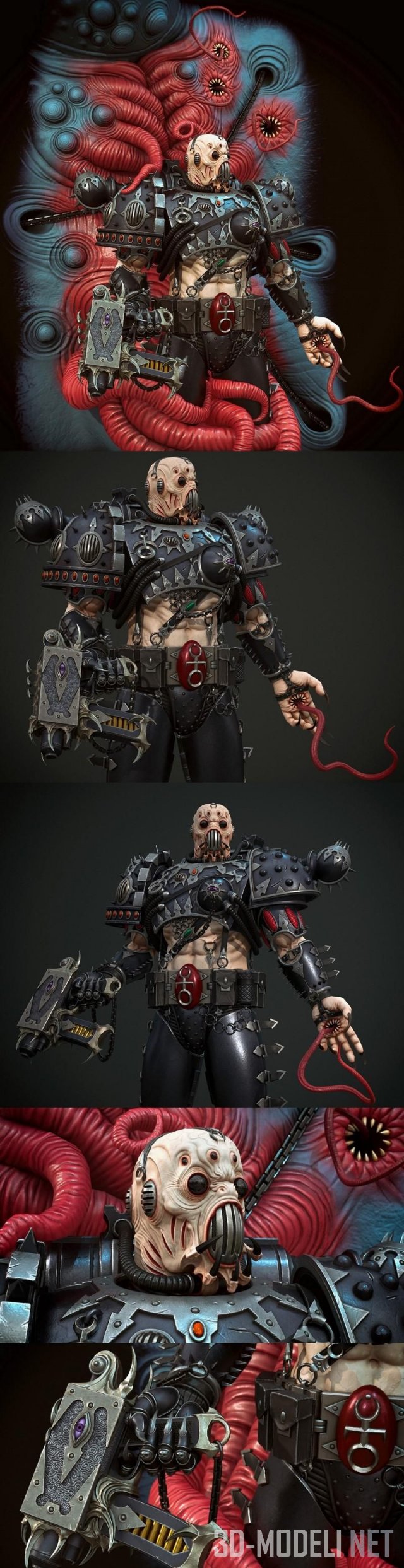 Персонаж W40K Slaanesh champion