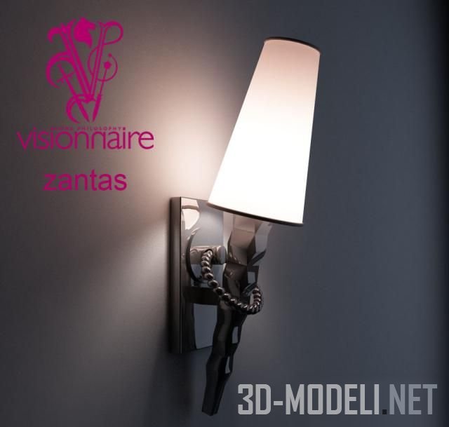 3D модель – Бра Zantas Visionnaire IPE Cavalli