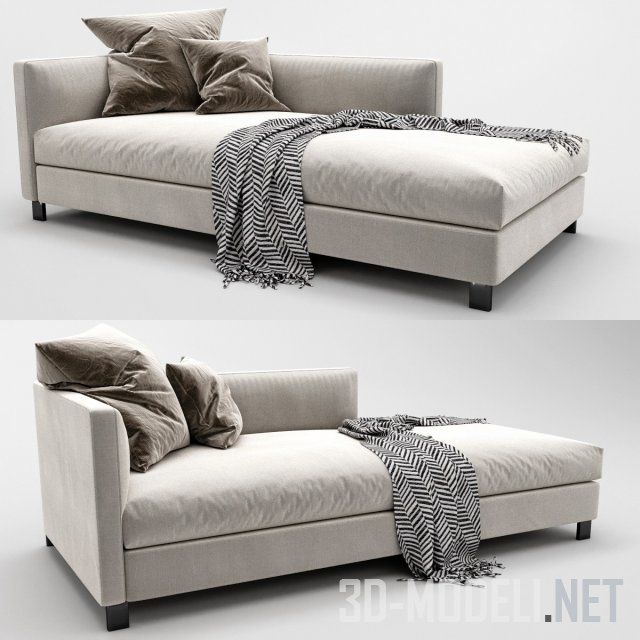 3D модель – Кушетка для отдыха Molteni Luca