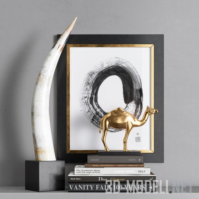 Скульптура Yak Horn William Sonoma и декор