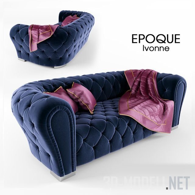 3d-модель Диван EPOQUE Ivonne