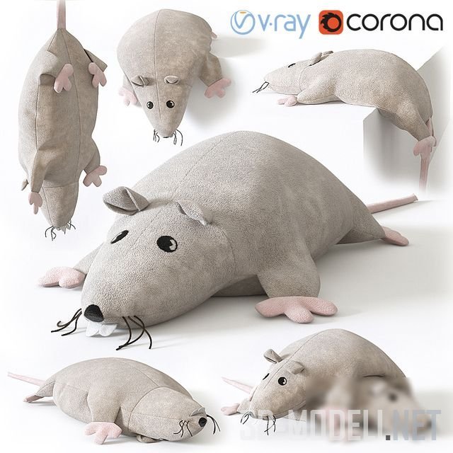 Плюшевая крыса из IKEA