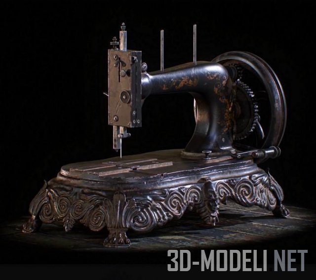 Античная швейная машинка
