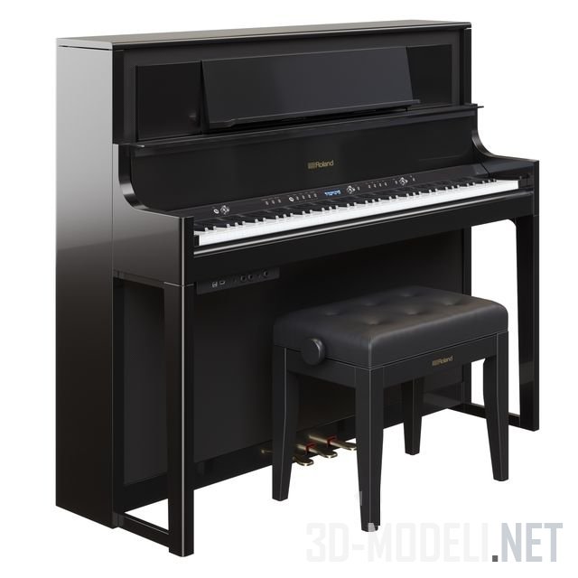 Фортепиано Roland LX708 и скамья RPB-300BK