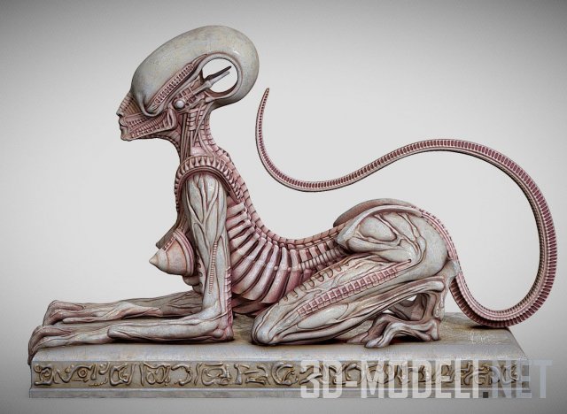 Скульптура Alien sphinx