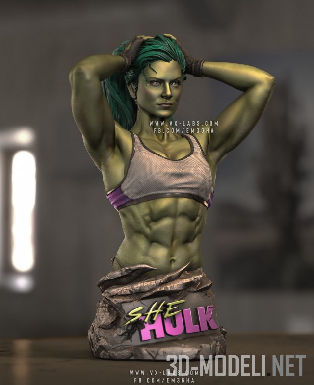 She-Hulk Bust
