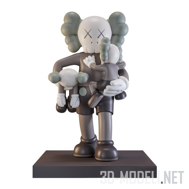 Картины kaws в интерьере