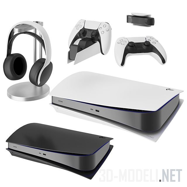Приставка Playstation 5 (черный и белый цвет)