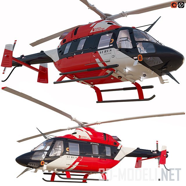 Многоцелевой вертолет Ansat Aurus от Kazan Rostec