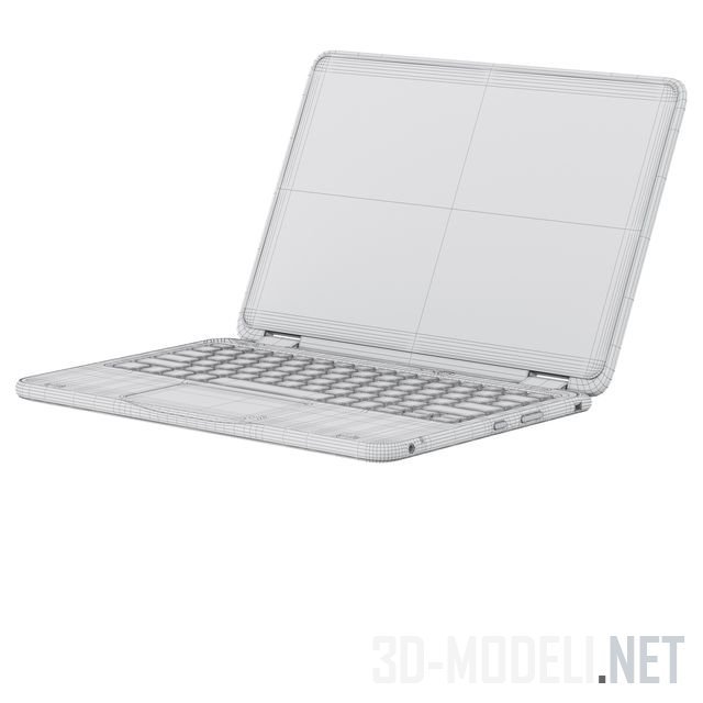 3D модель – Ноутбук Latitude 3190 от Dell