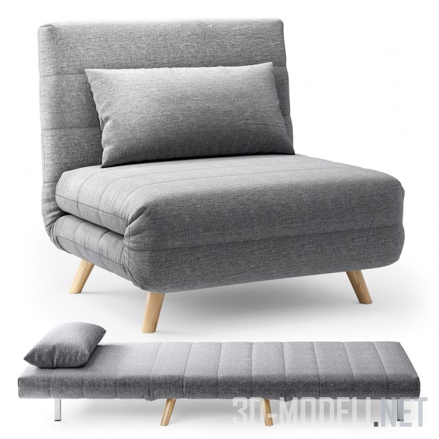 Серое кресло-кровать Flex от iModern