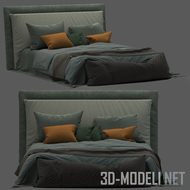 Кровать для спальни в стиле Бохо