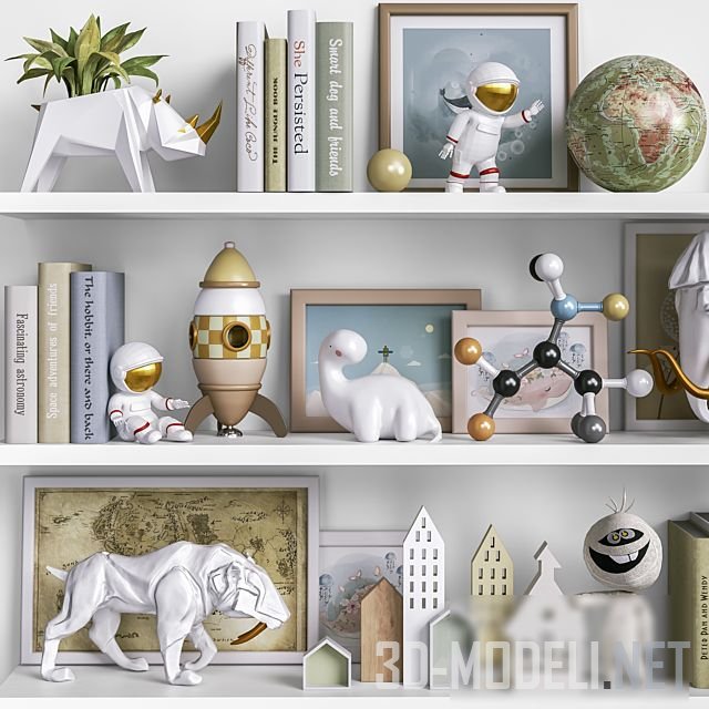 3D модель – Набор с игрушками из IKEA
